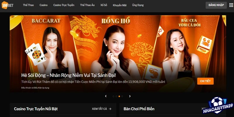 Nhà cái đáng tin cậy 188bet